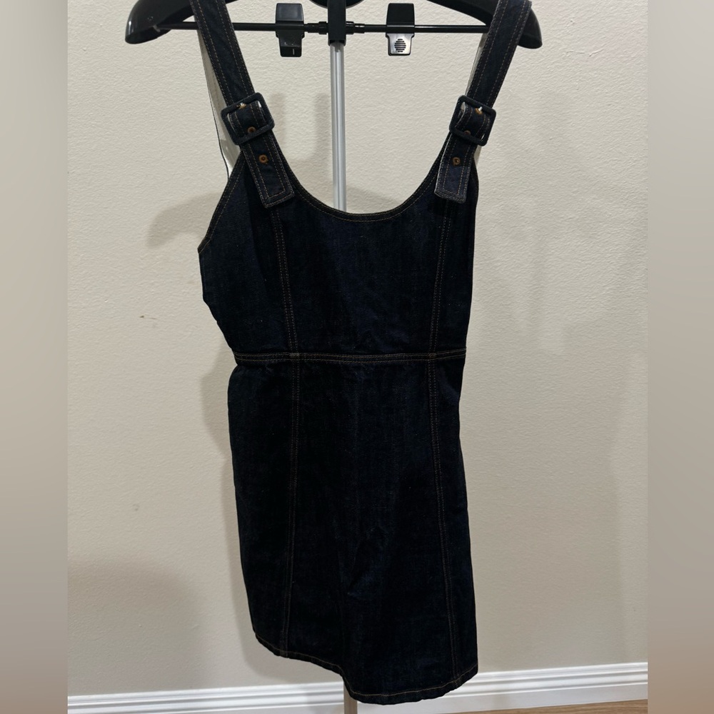 Alexa Chung denim dress.